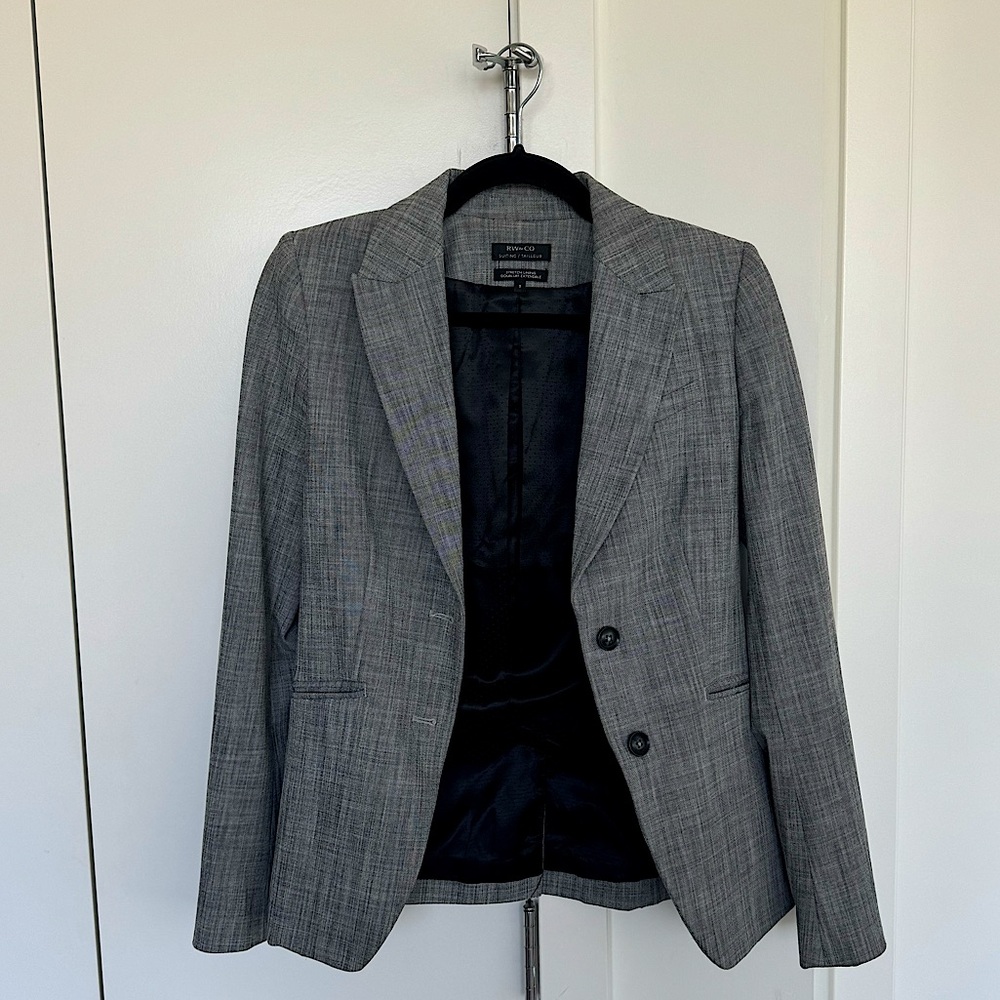 RW stretch lined blazer